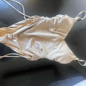 Aqua Shimmery gold One-Piece Swimsuit
